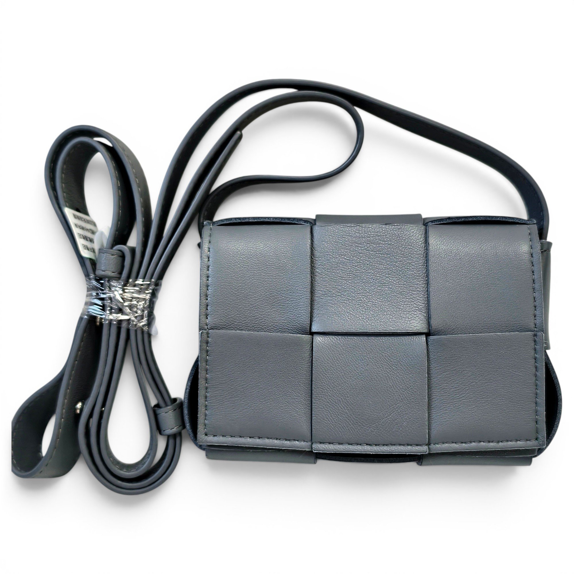 Cassette leather handbag