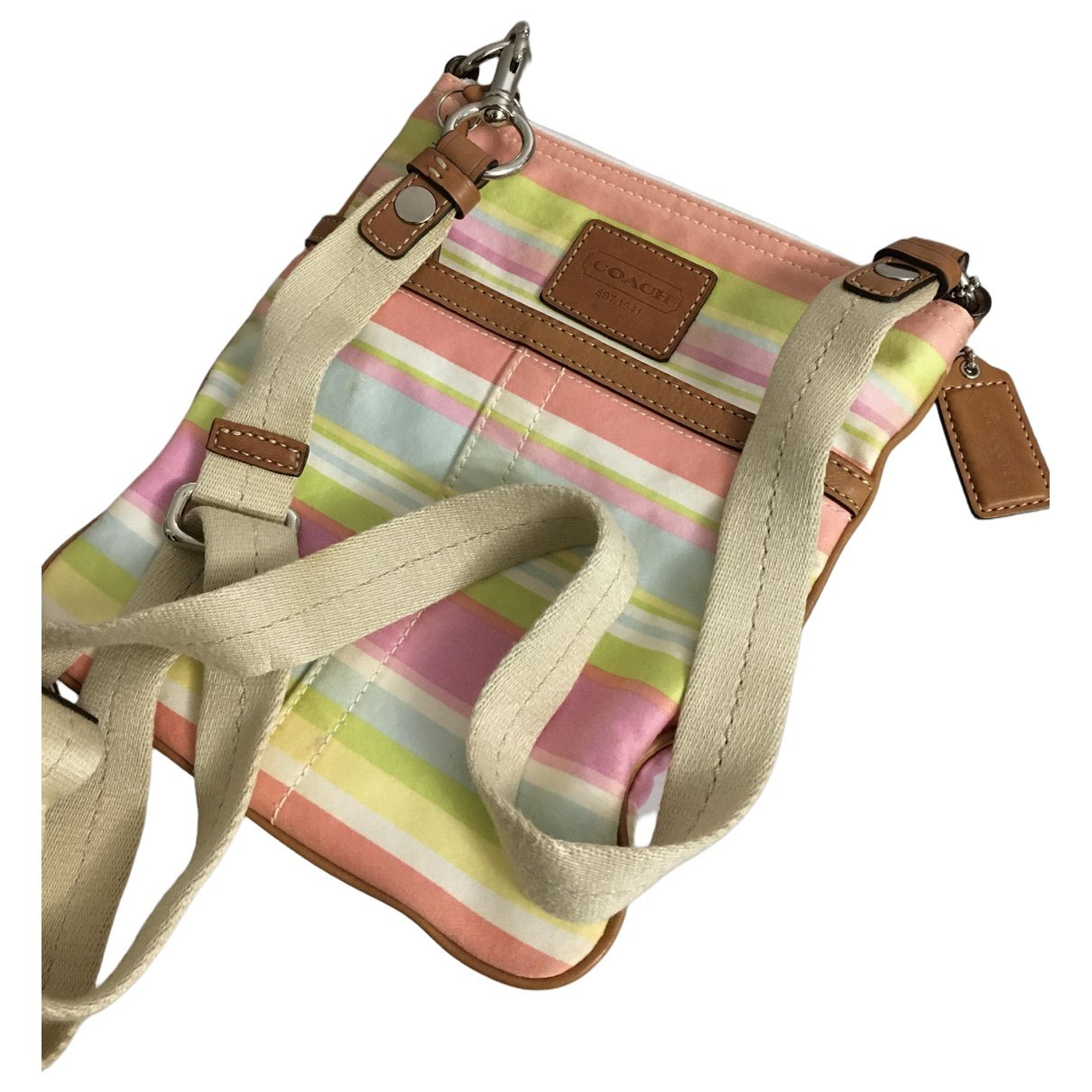 Canvas Courier Crossbody cloth handbag