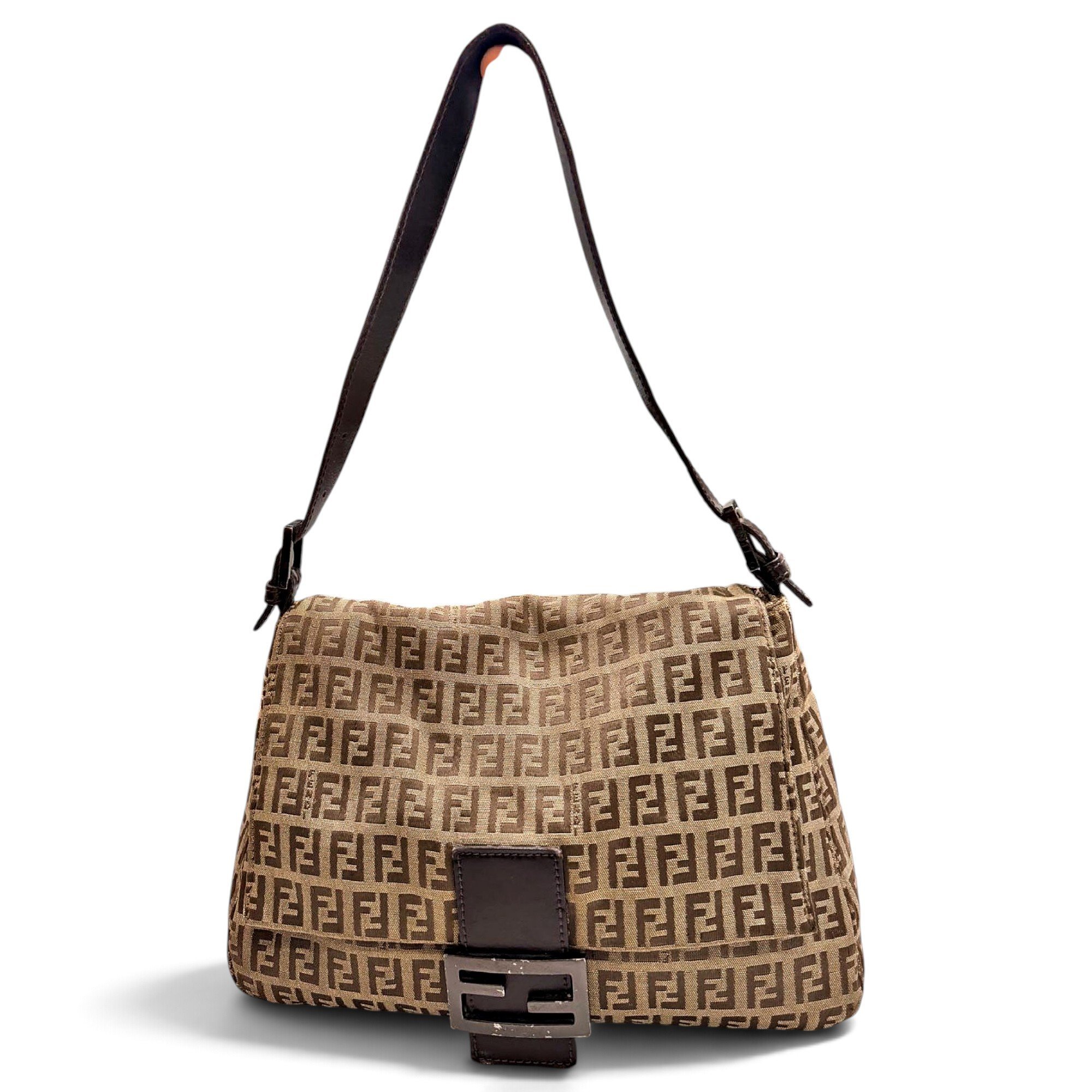 Baguette leather handbag