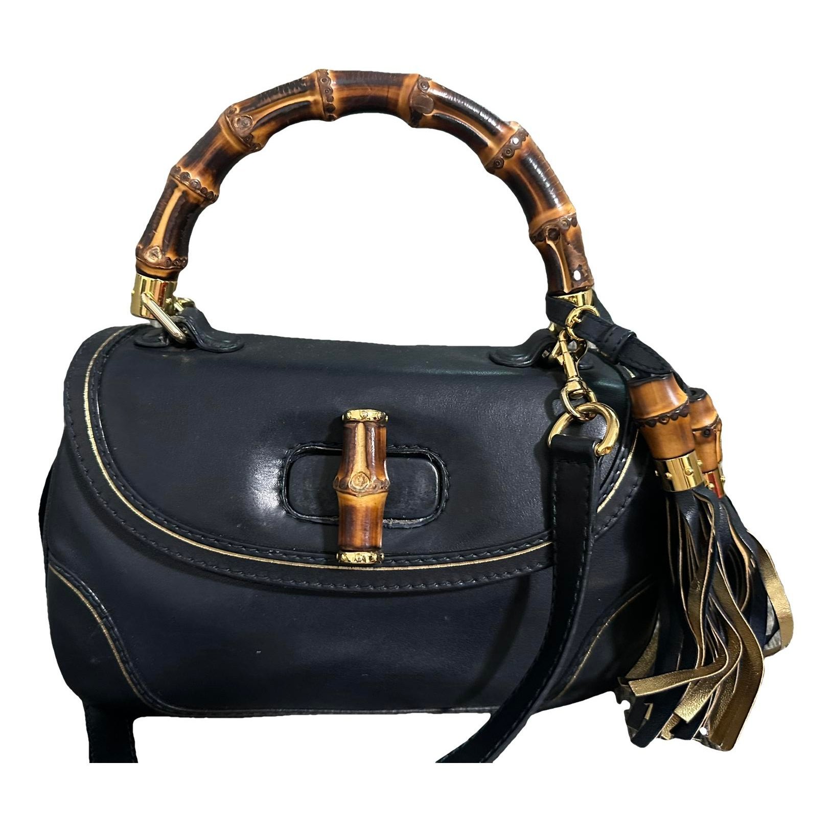 Bambou Diva leather handbag