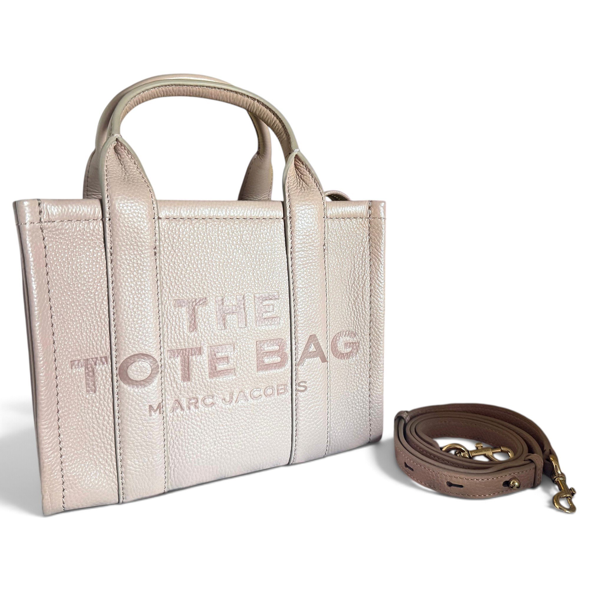 The Tag Tote leather tote