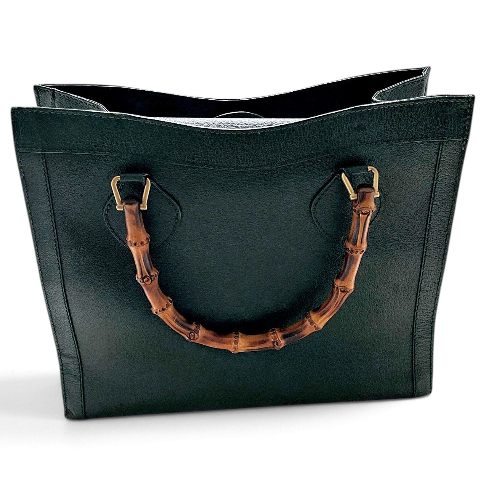 Bamboo Shopper leather tote