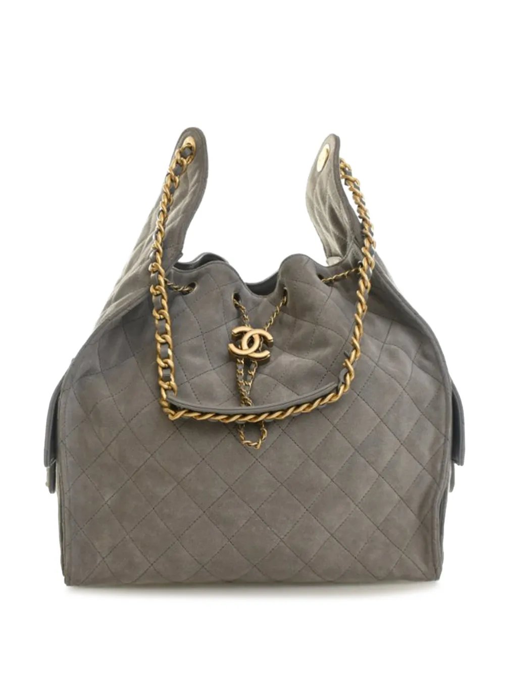 2021-2026 Medium Quilted Suede Chanel 25 Hobo shoulder bag
