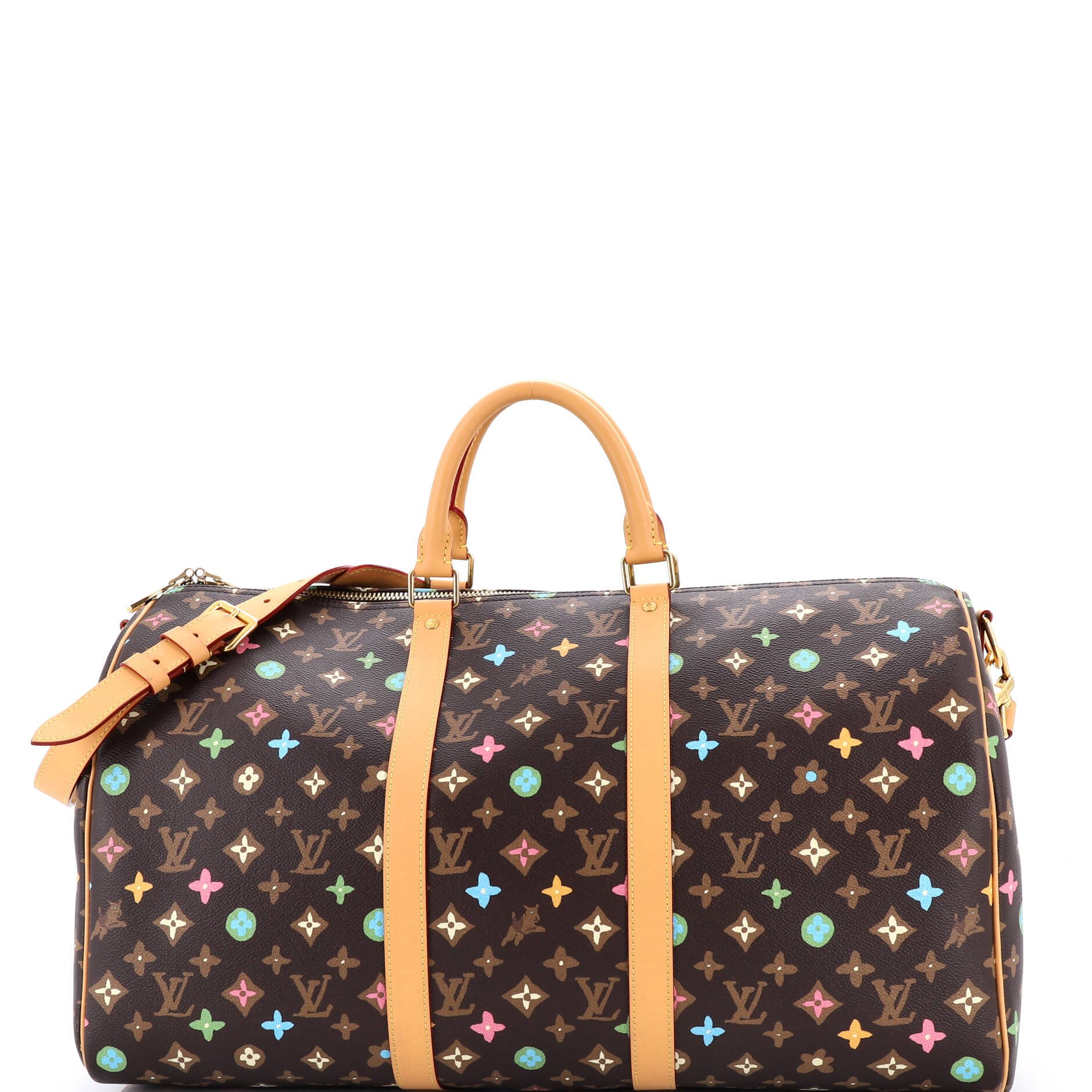Louis Vuitton Keepall Bandouliere Bag Tyler the Creator Monogram Craggy Canvas 50