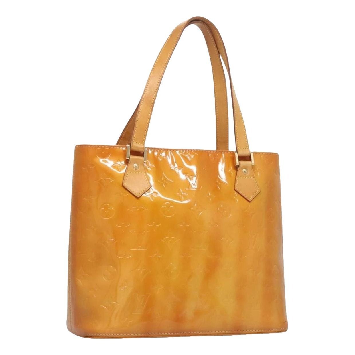 Patent leather handbag