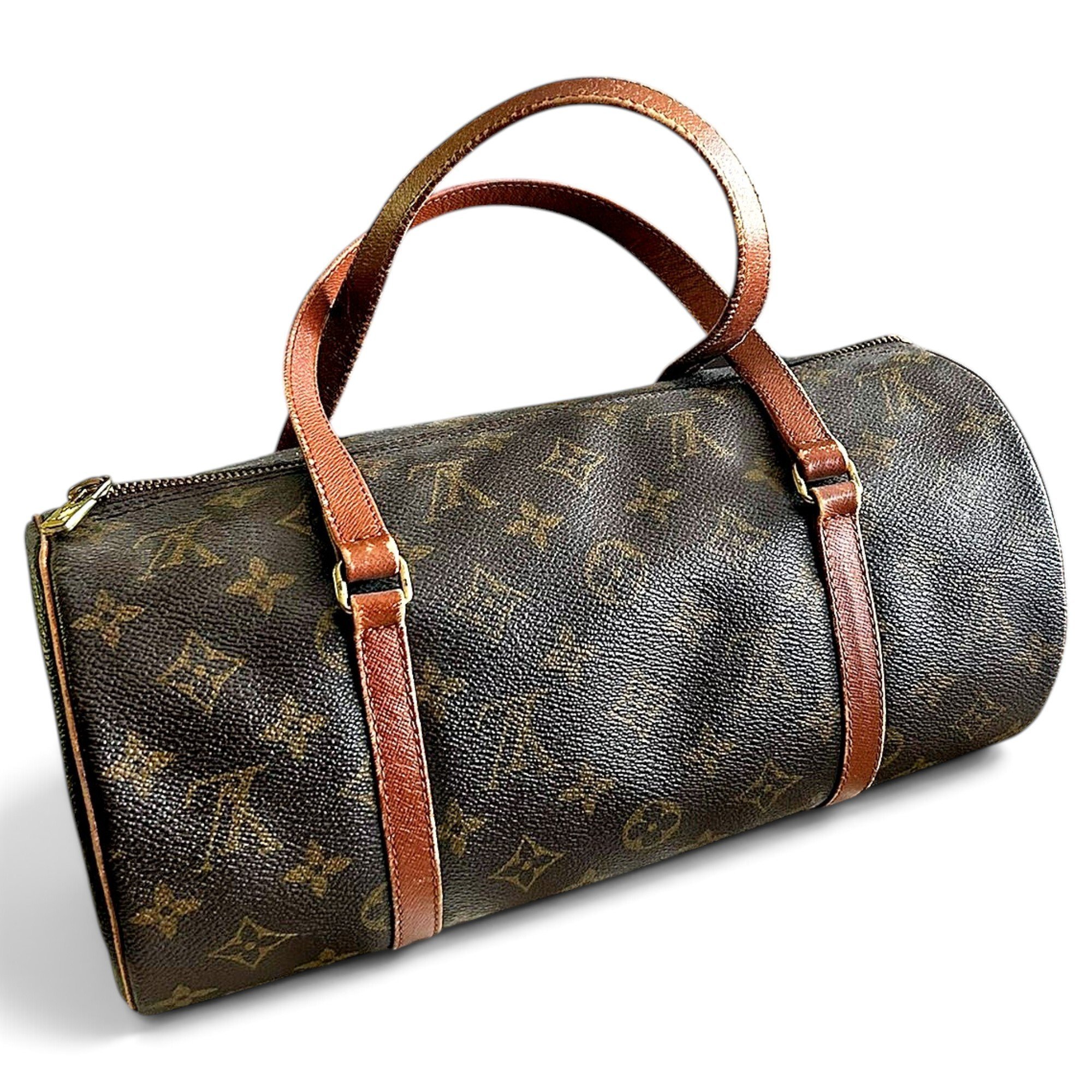 Papillon leather handbag