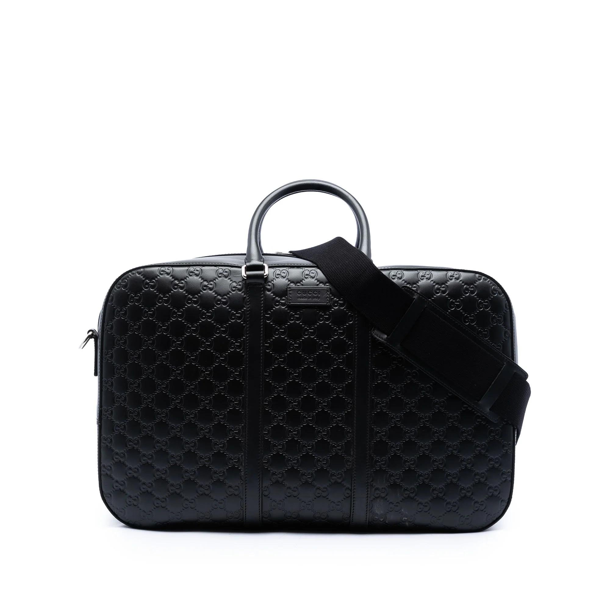Gucci B leather bag