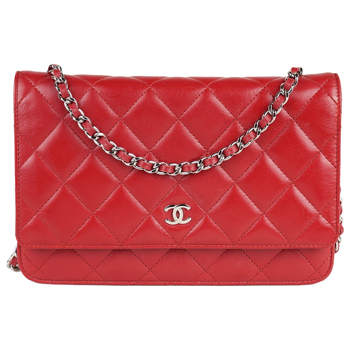 Wallet On Chain Timeless/Classique leather handbag