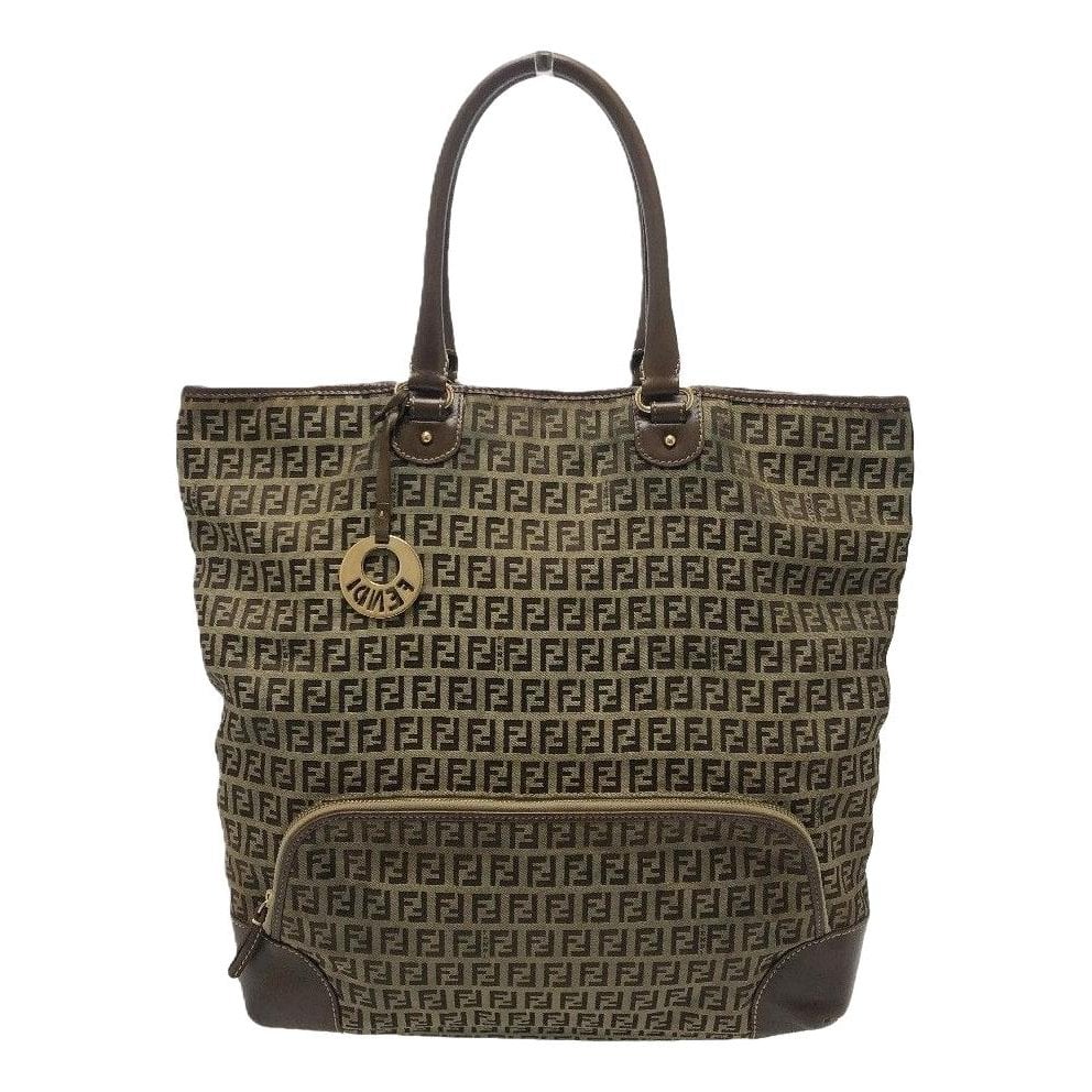 Pocket leather handbag