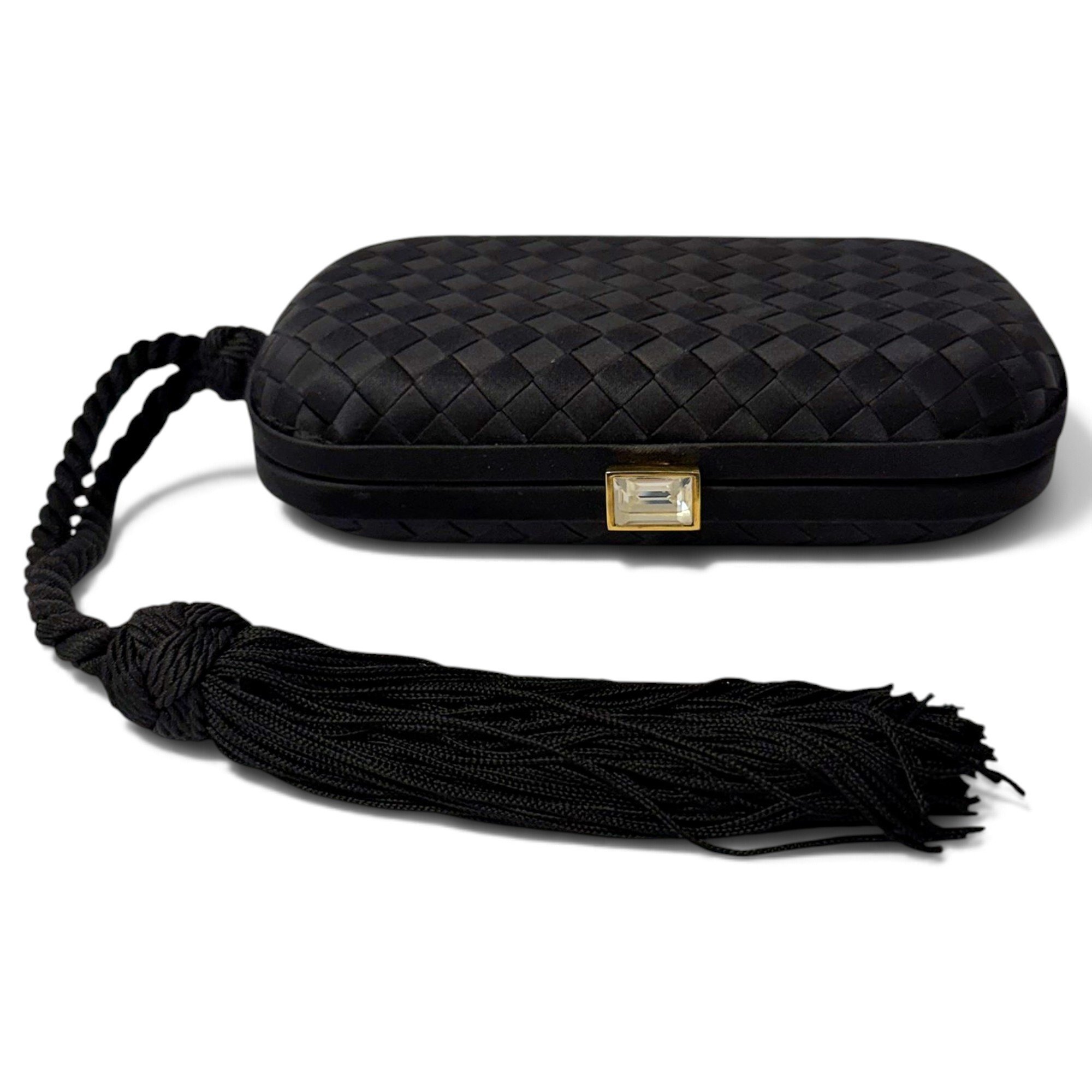 Bottega Veneta Pochette Knot silk clutch bag