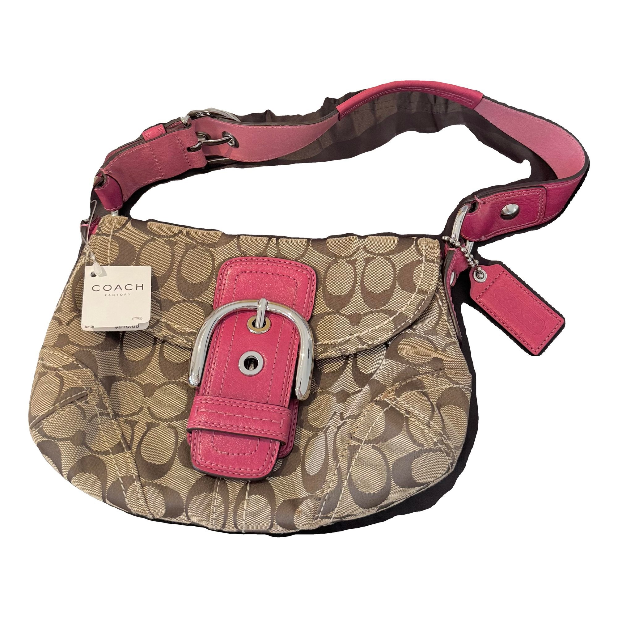 Signature Sufflette leather handbag