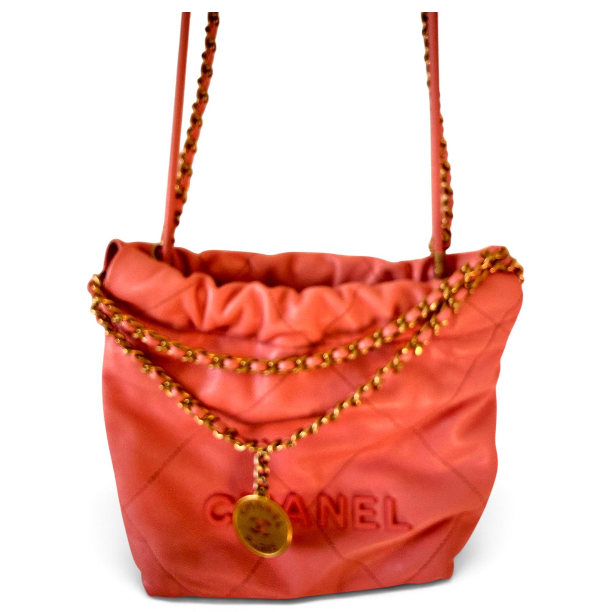 Chanel 22 leather handbag
