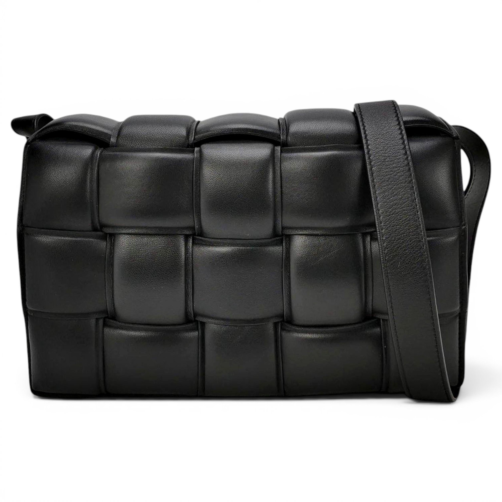 Cassette Padded leather handbag