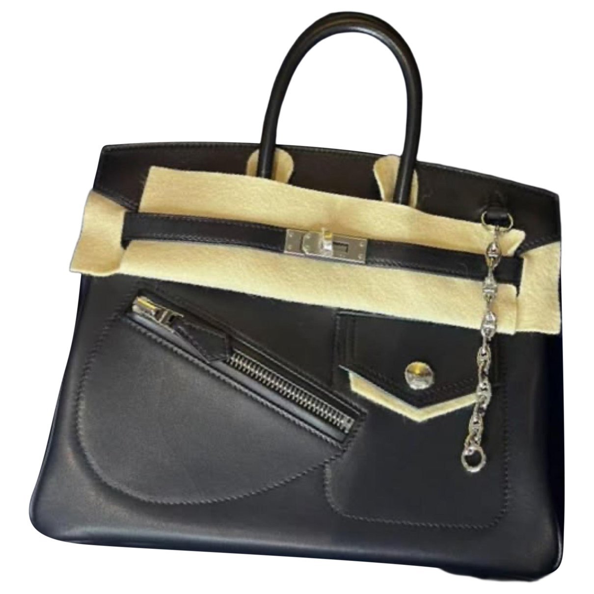 Birkin 25 leather handbag