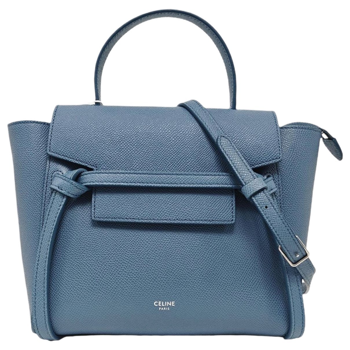 Belt leather handbag