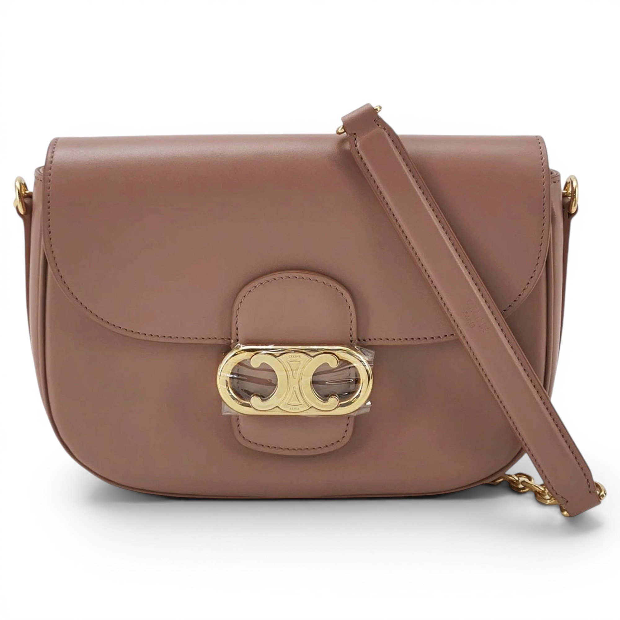 Triomphe leather handbag