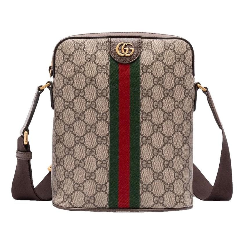 Ophidia leather crossbody bag