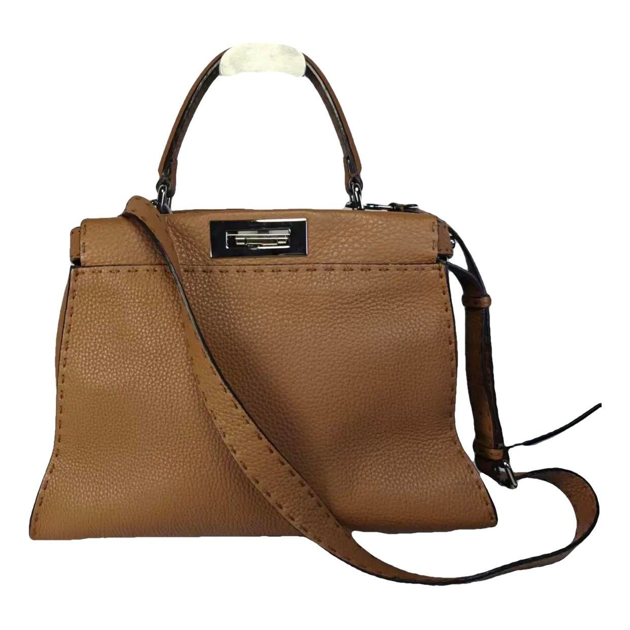 Peekaboo leather crossbody bag