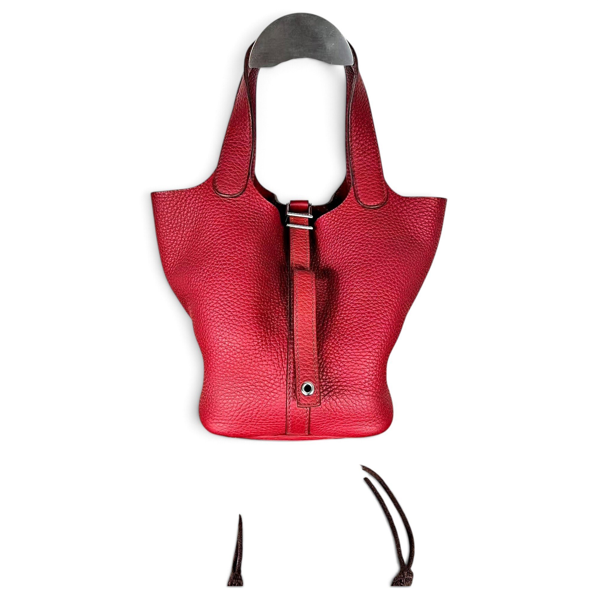 Picotin leather handbag