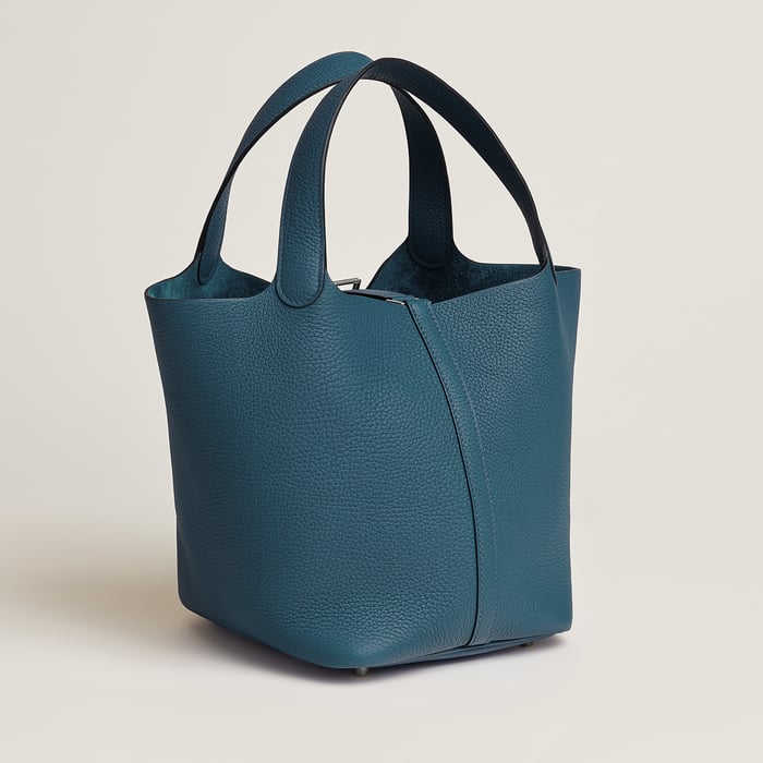Bleu De Prusse Picotin Lock 22 Bag