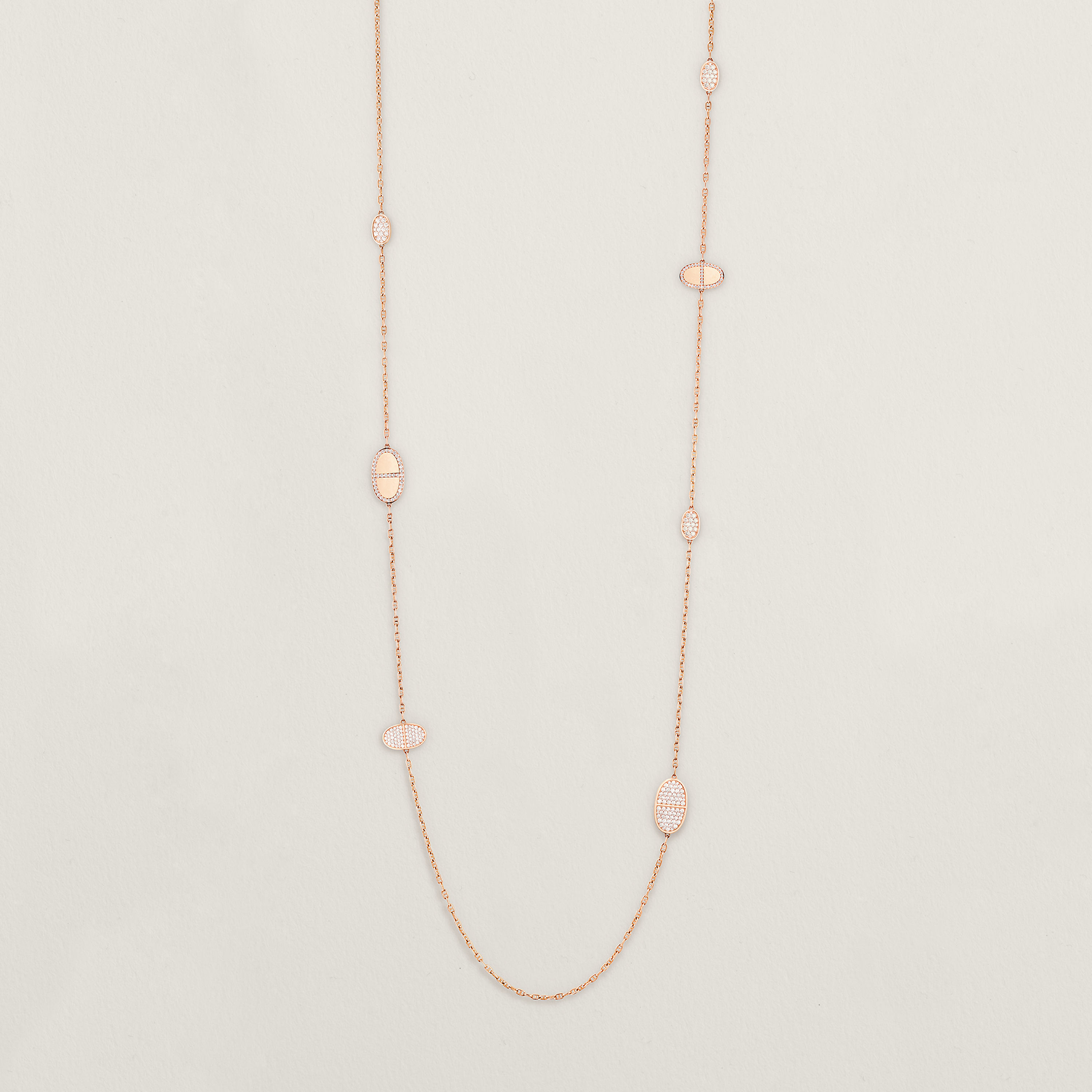 Chaine d'ancre Contour long necklace