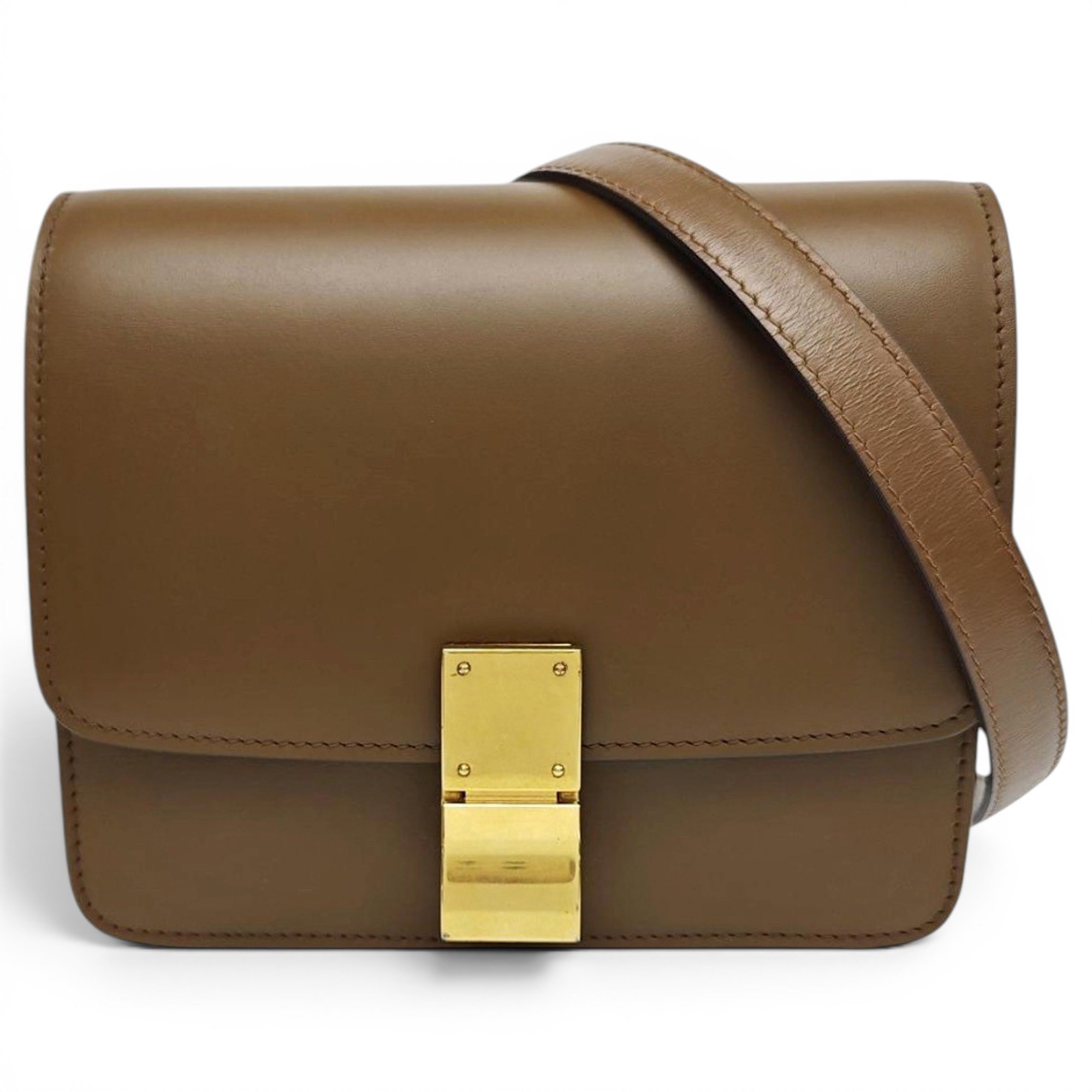 Triomphe leather handbag