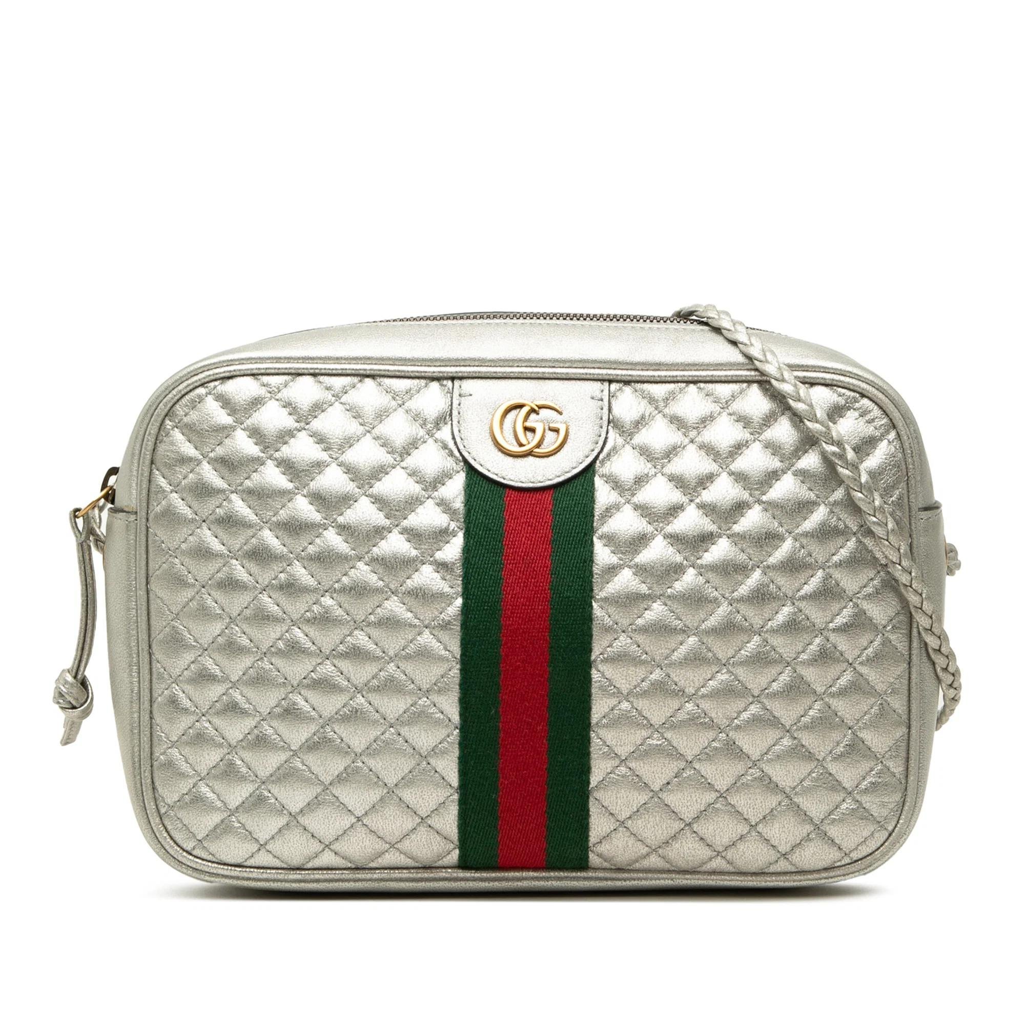 Gucci B leather crossbody bag