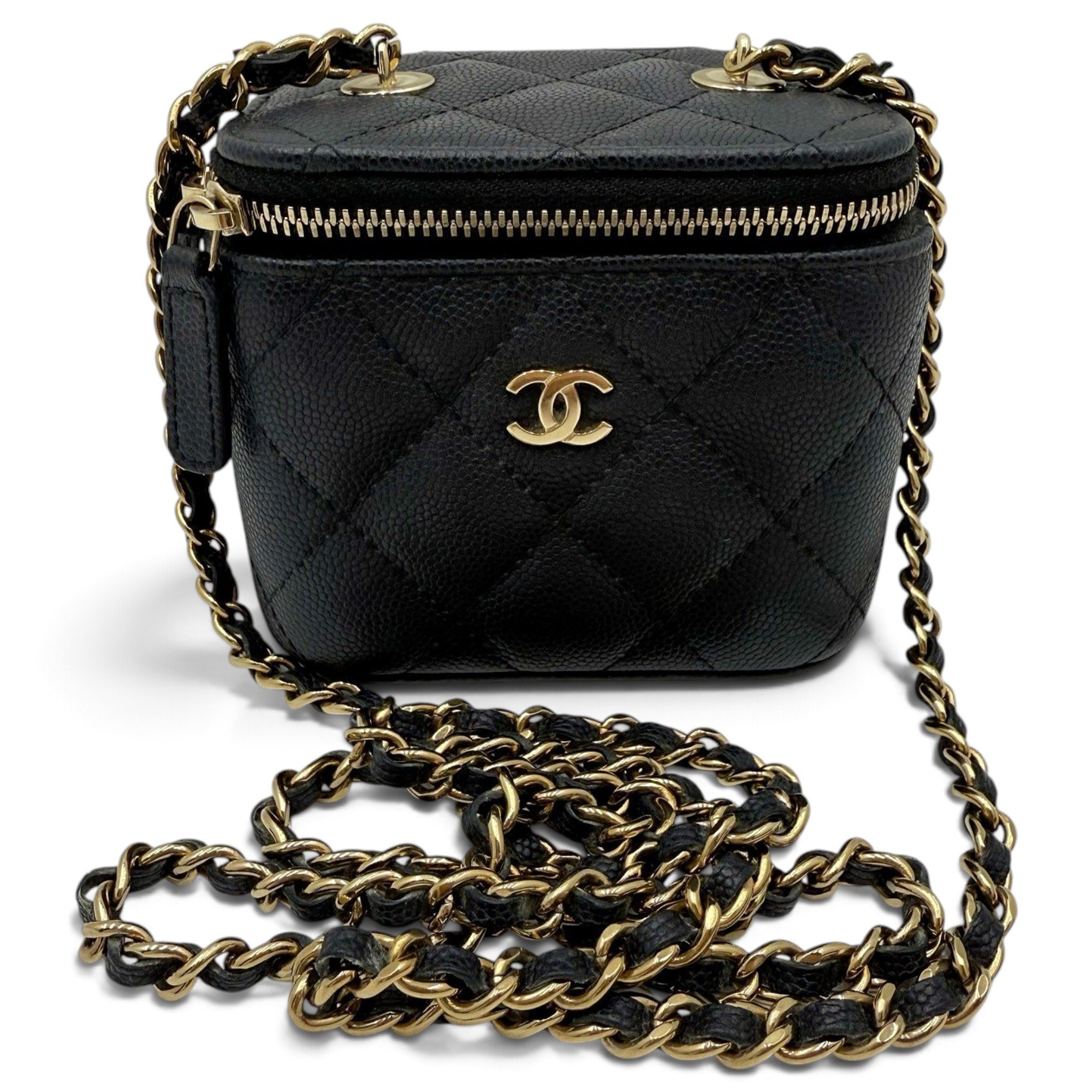 Vanity leather mini bag