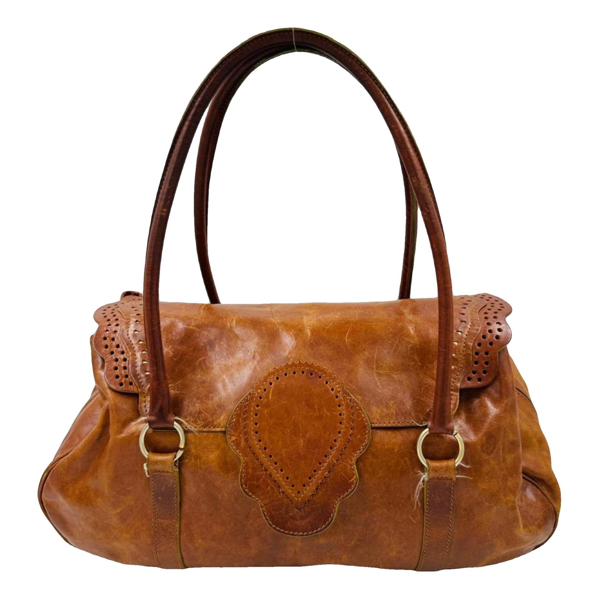 Leather handbag