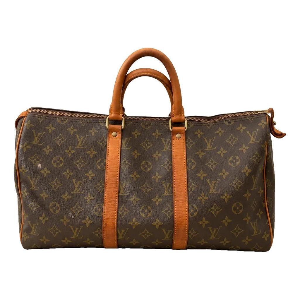 Keepall leather 48h bag