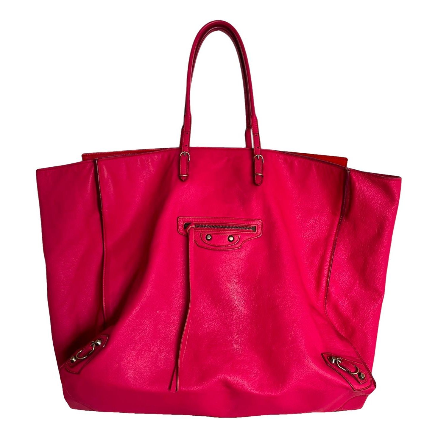Papier leather tote