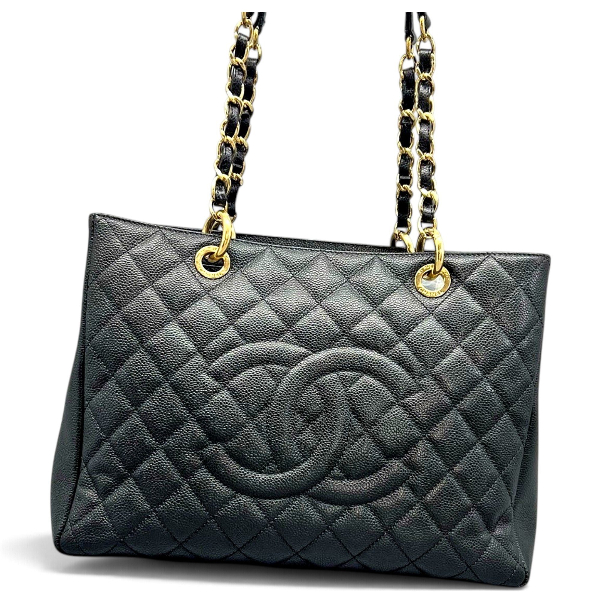 Grand shopping leather tote