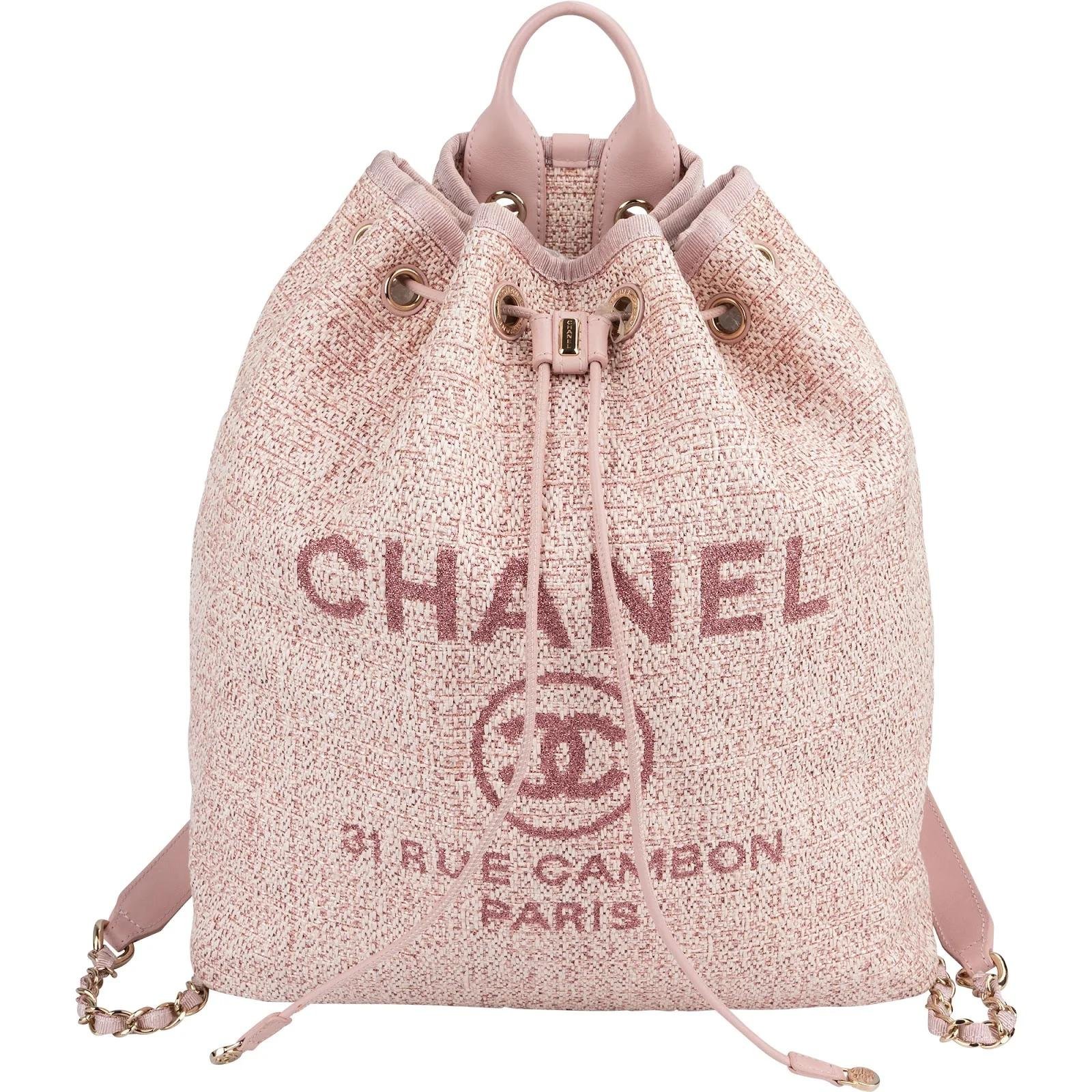 Deauville tweed backpack