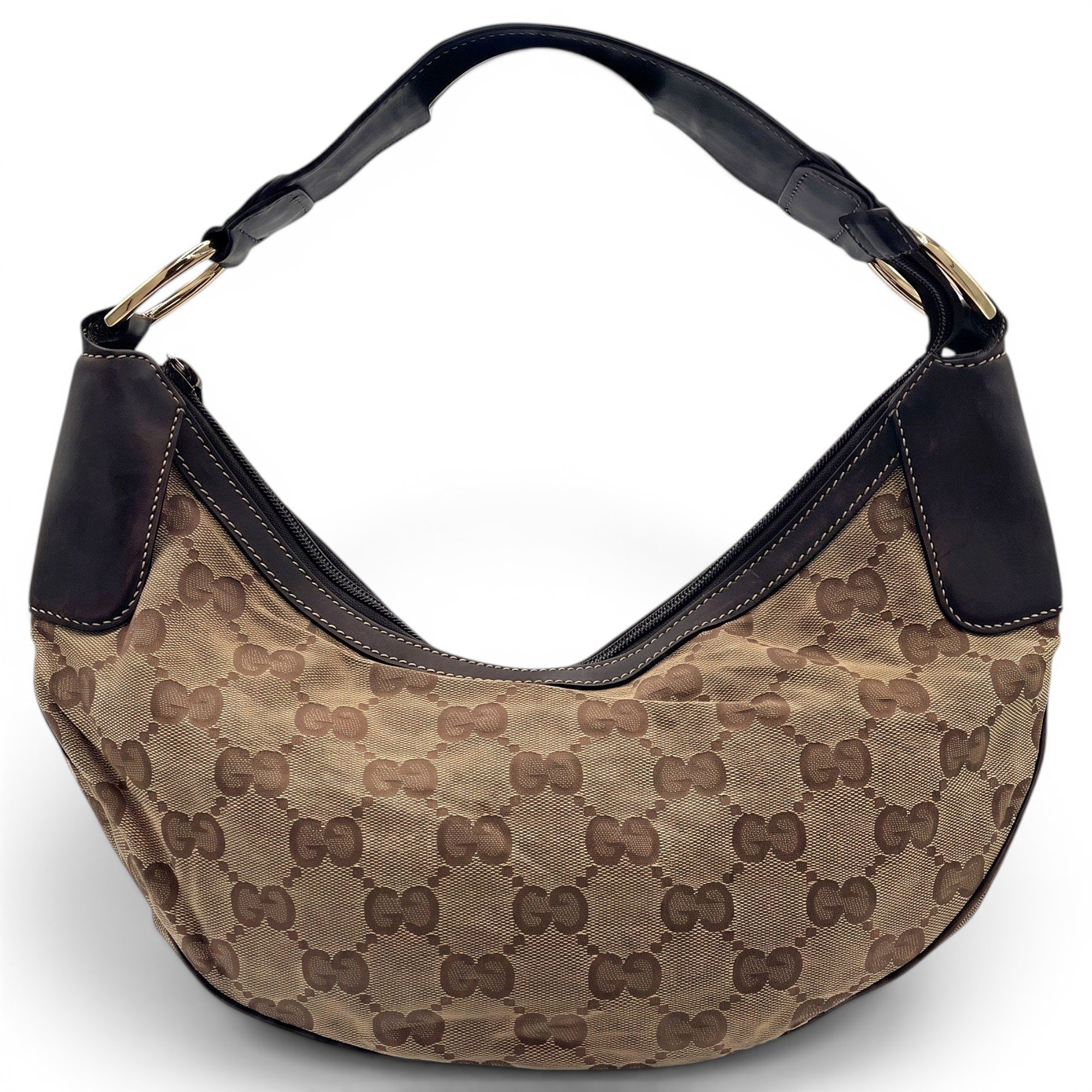 Gucci Half Horsebit cloth handbag