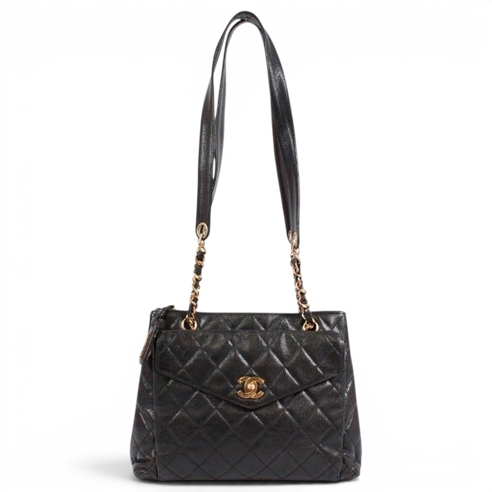 Leather tote