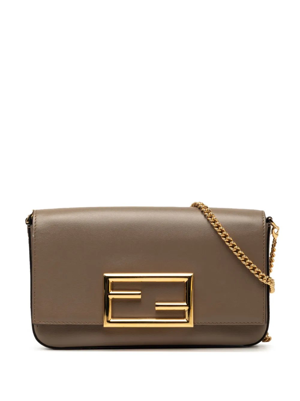 2010-2026 Smooth Calfskin Vitello Palmellato Wallet on Chain crossbody bag