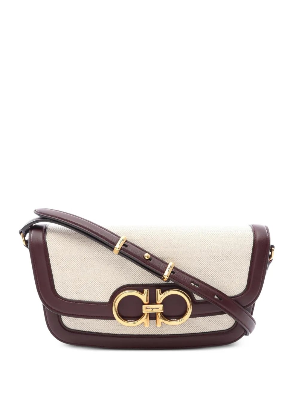Ferragamo 2010s Trapezio Gancini shoulder bag