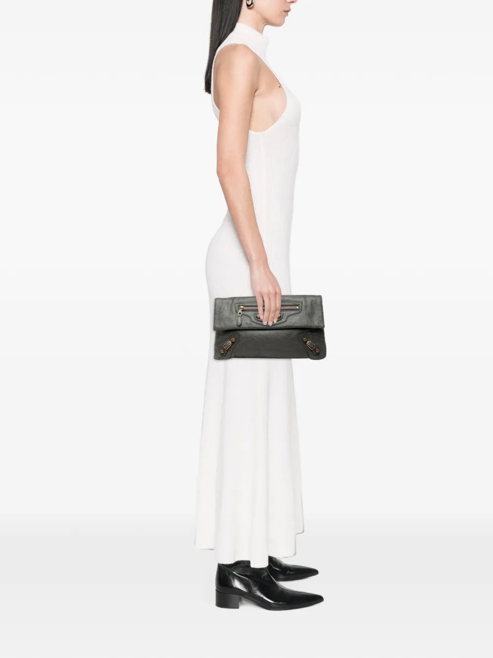 2012 Lambskin Motocross Giant 12 Envelope clutch bag