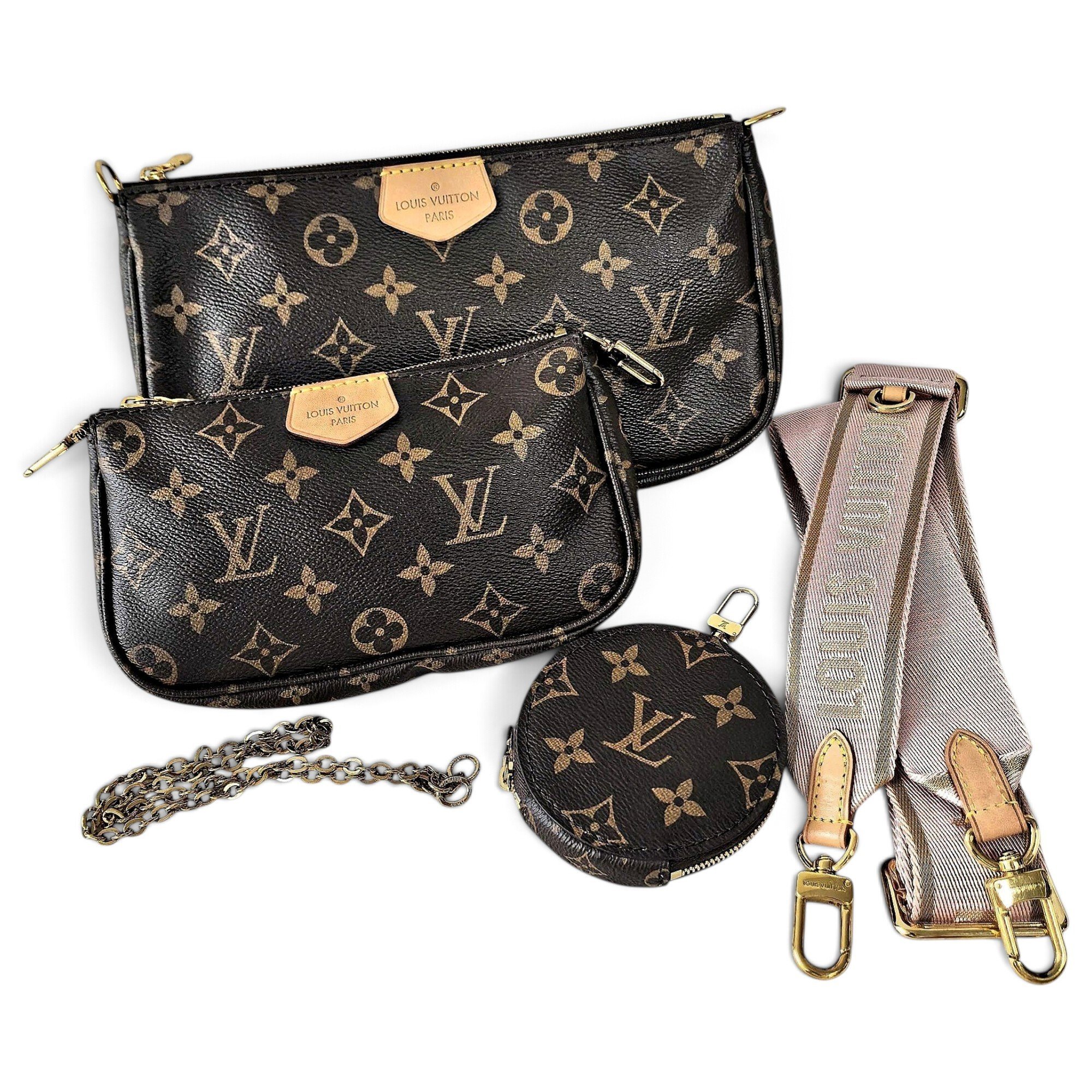 Multi Pochette Accessoires leather handbag