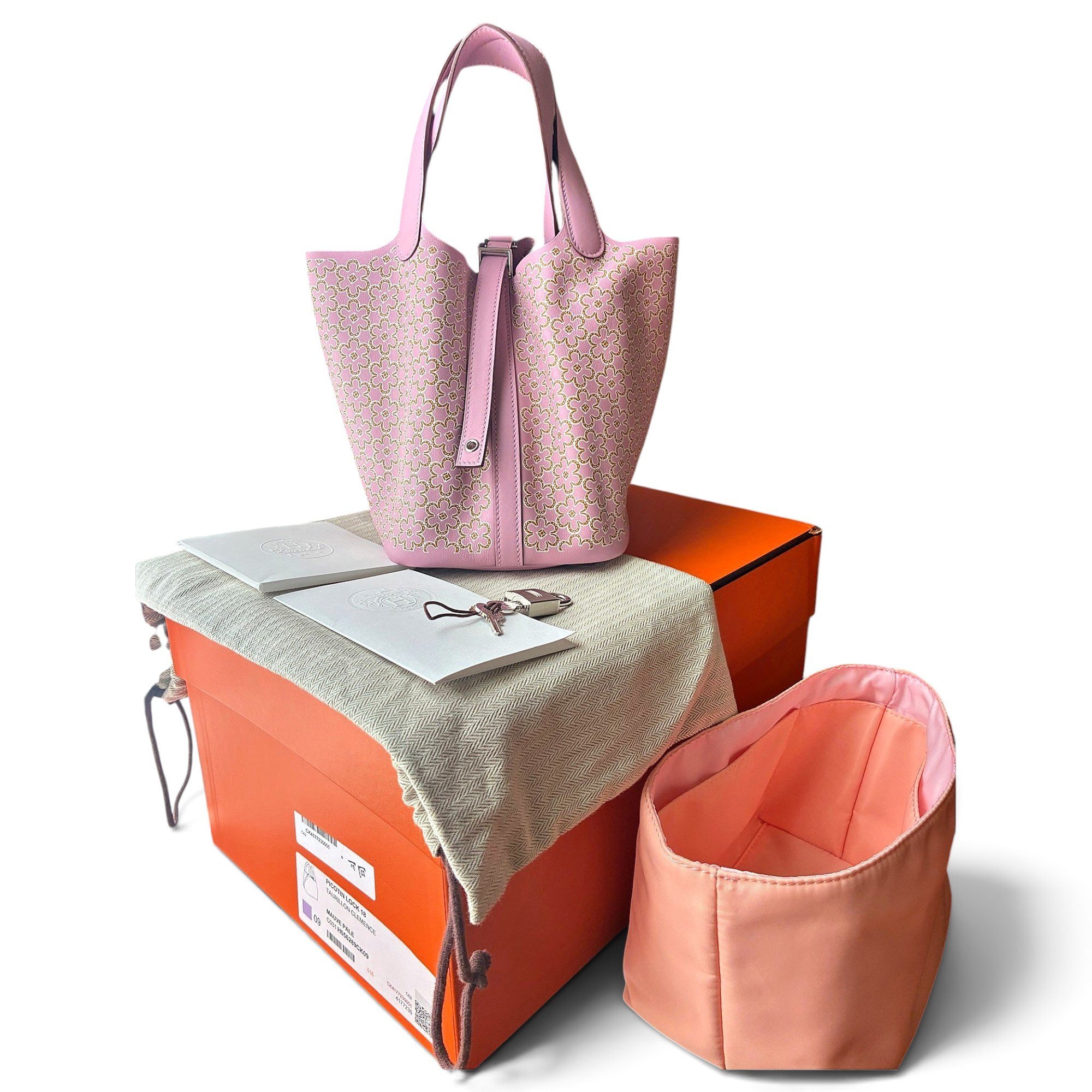 Picotin leather handbag