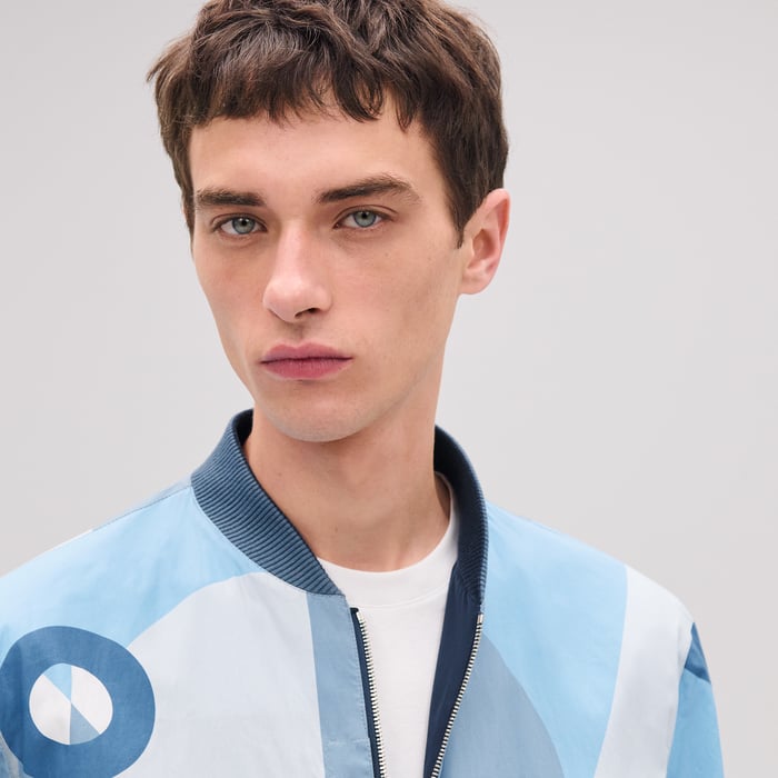 Océan "Le Theoreme d'Equithagore" Reversible Rib-trim Jacket