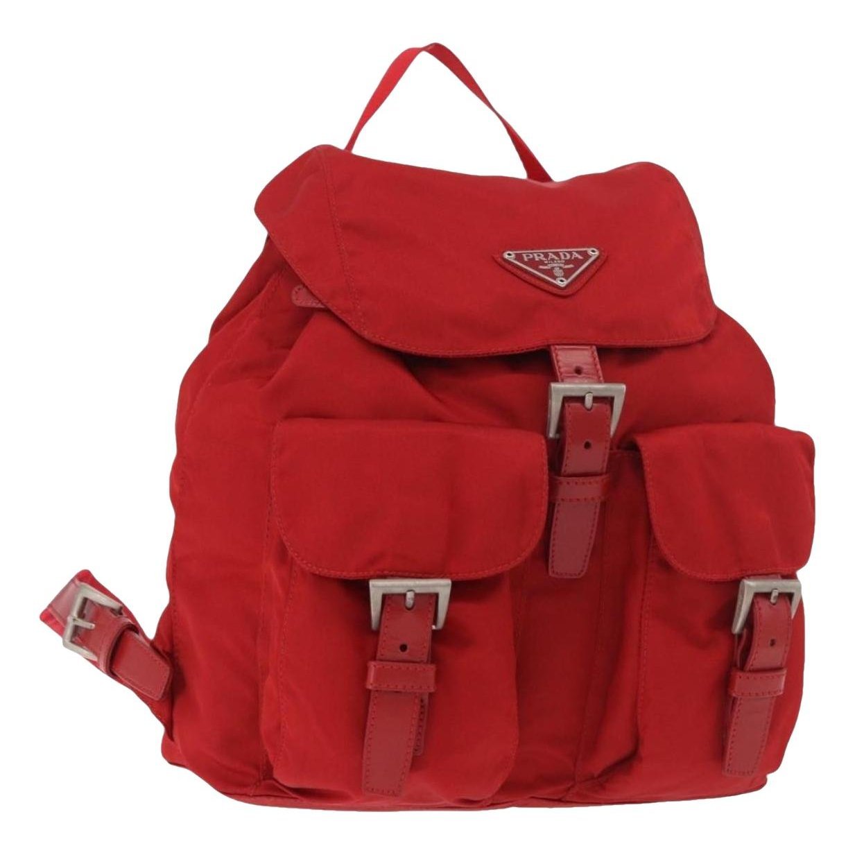 Leather backpack