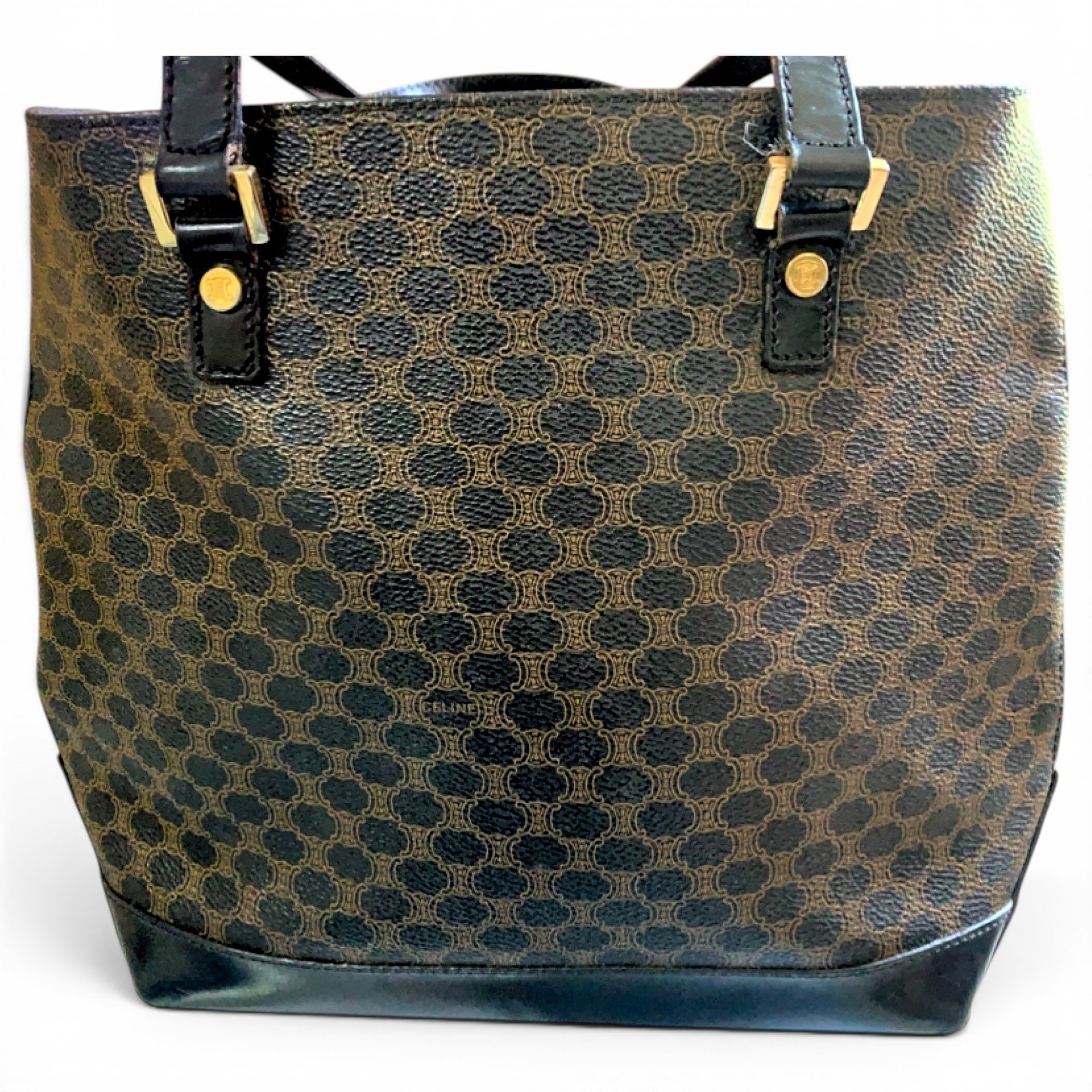 Cabas patent leather tote