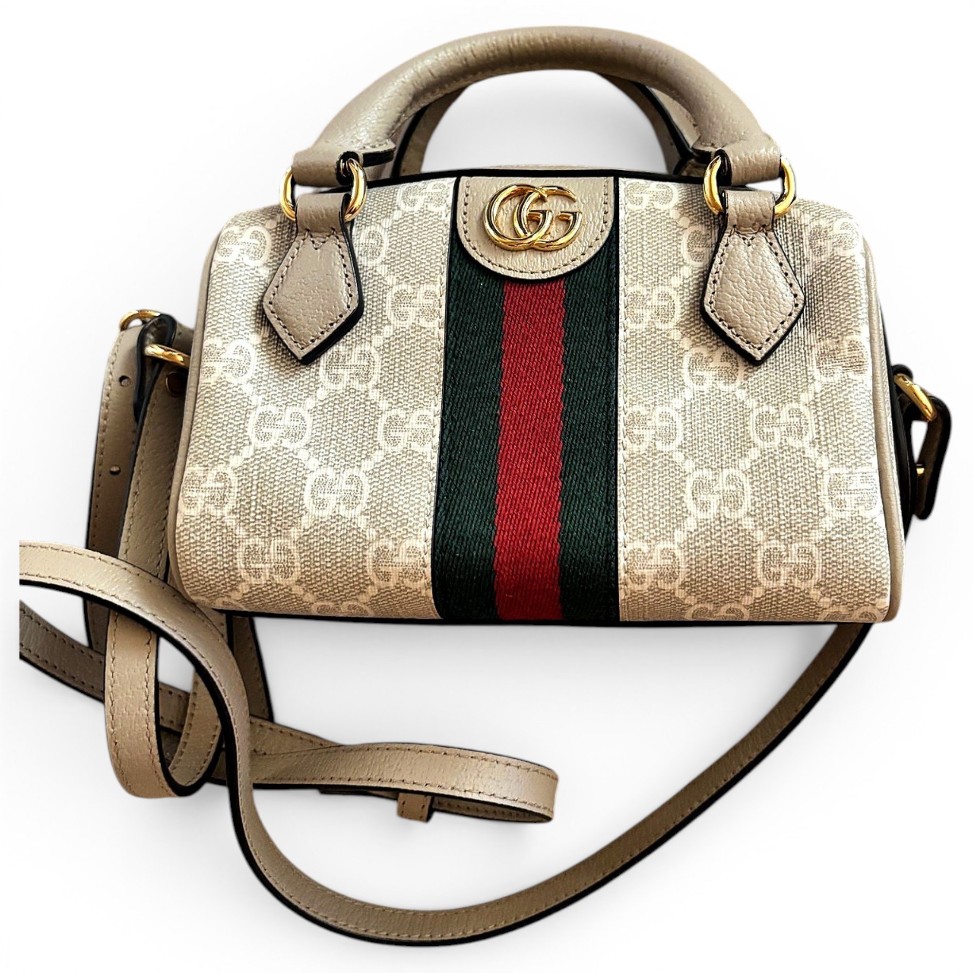 Ophidia leather handbag
