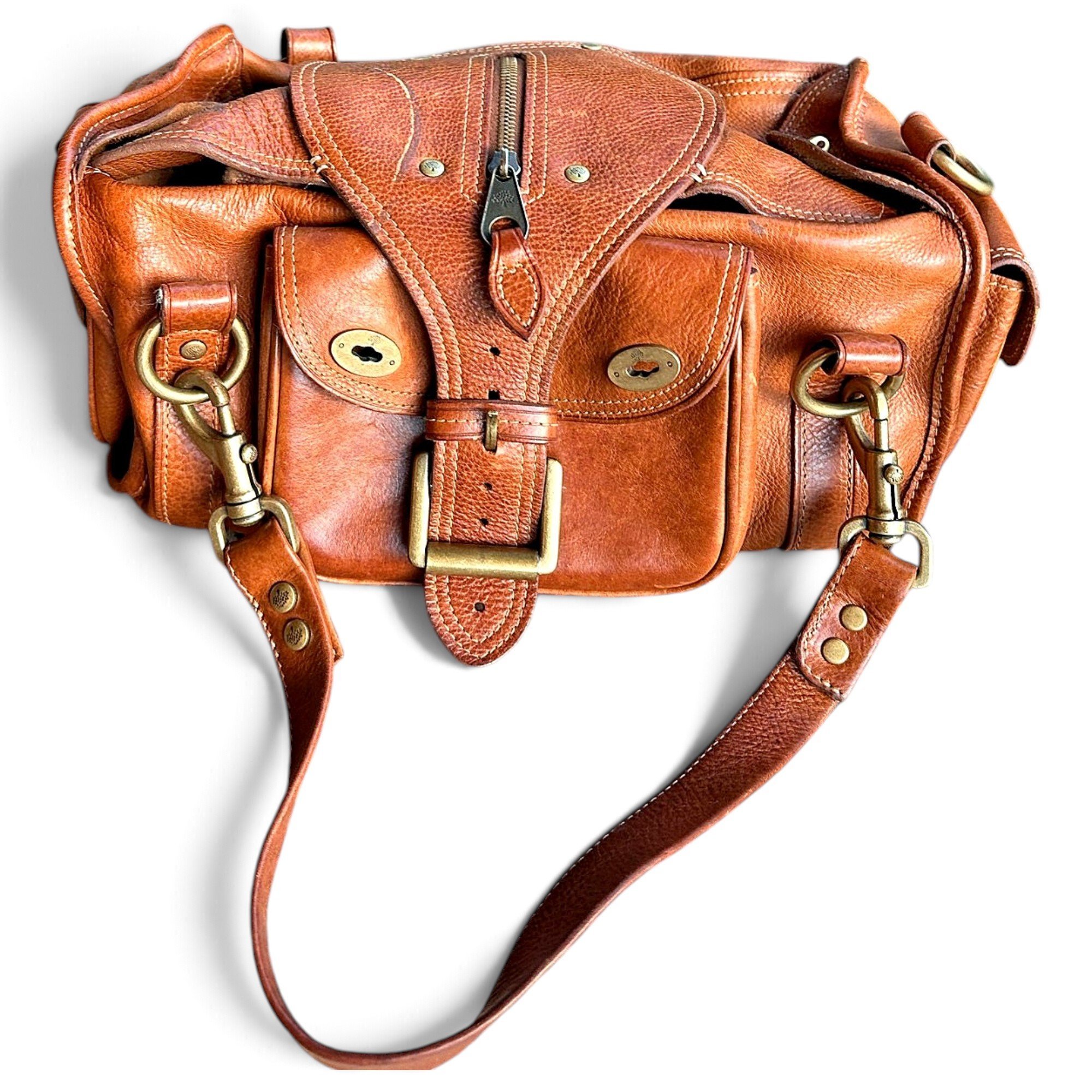 Leather handbag