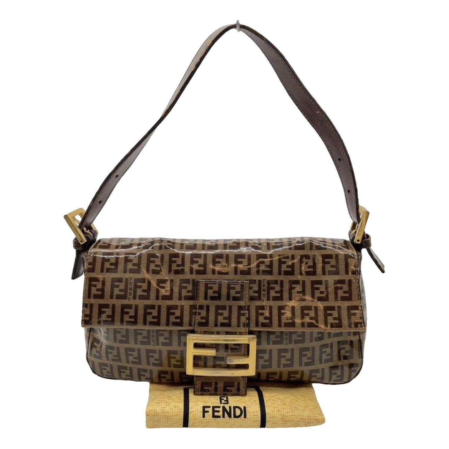 Baguette vinyl handbag