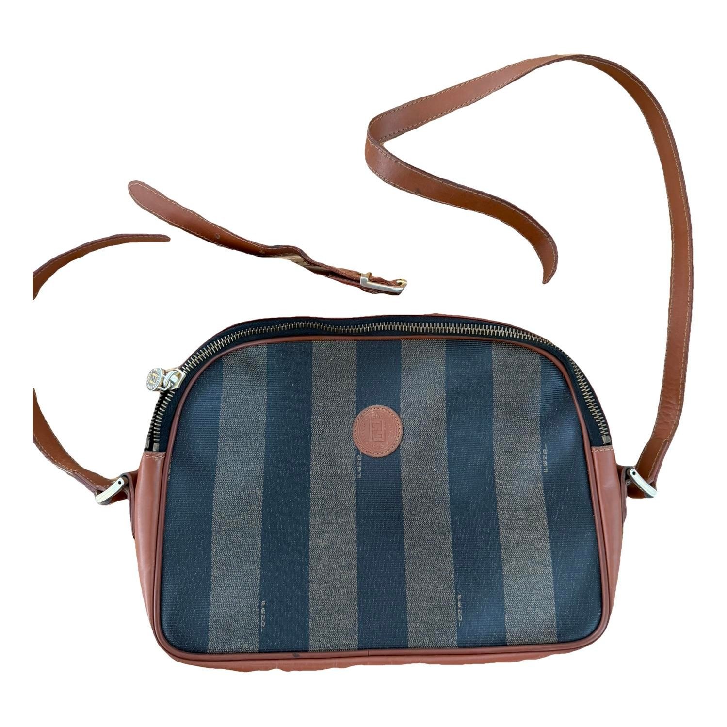 Camera case leather crossbody bag