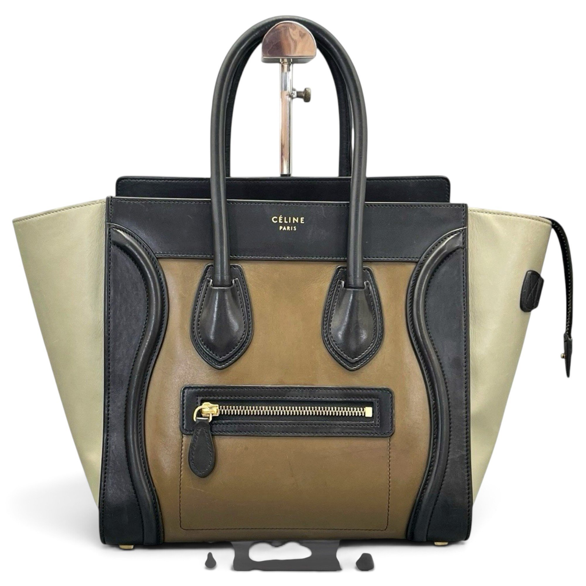 Luggage leather handbag