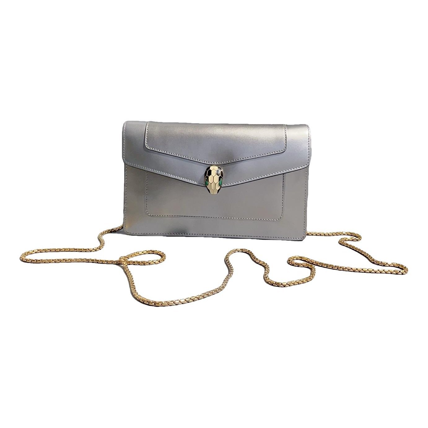 Serpenti leather handbag
