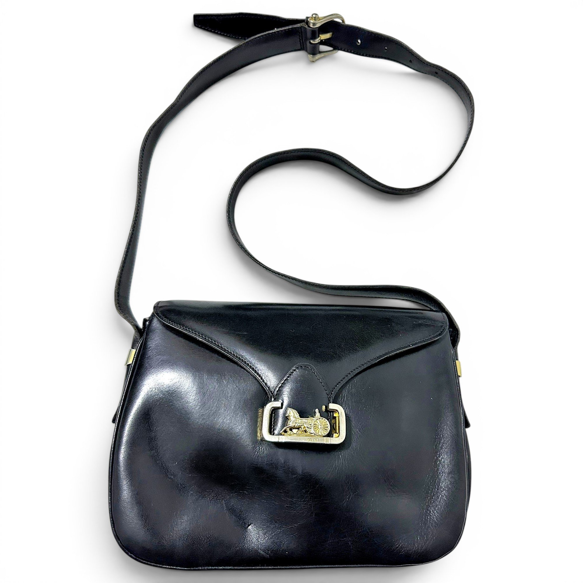 Triomphe leather crossbody bag